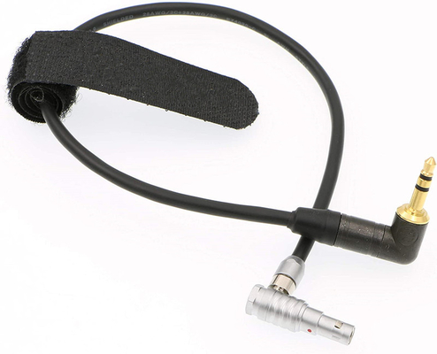Lemo 5 αρσενικό σωστής γωνίας καρφιτσών στη σωστή γωνία 3.5mm ακουστικό καλώδιο καμερών TRS για το CAM E2 Ζ