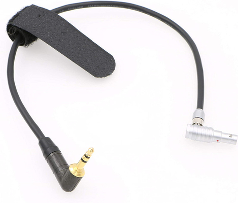 Lemo 5 αρσενικό σωστής γωνίας καρφιτσών στη σωστή γωνία 3.5mm ακουστικό καλώδιο καμερών TRS για το CAM E2 Ζ