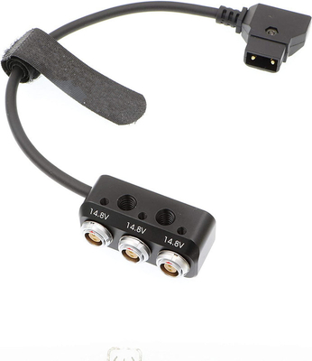 1 έως 3 καλώδιο Power Splitter Box D Tap Male Movi Pro AUX Port έως 3 * 2 Pin Box για ARRI RED