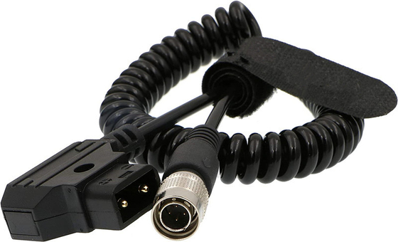 D-Tap To Hirose 4 Pin Male Plug Καλώδιο τροφοδοσίας κάμερας για συσκευές ήχου 688 633 Zoom F8