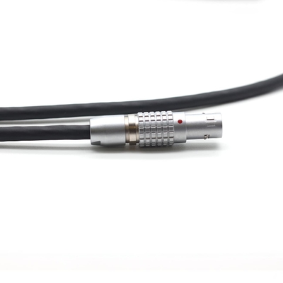 45cm Alexa Mini Audio In Cable XLR 3 Πιν προς Lemo 0B 6 Πιν αρσενικό ακουστικό θύρα διπλή γραμμή