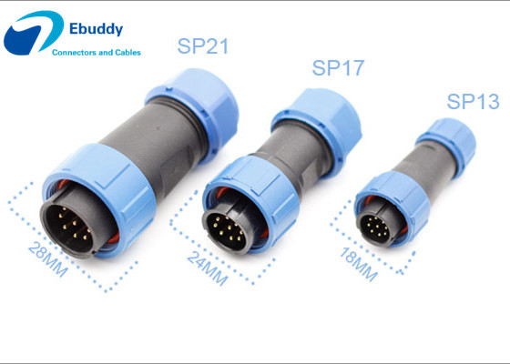 Το Weipu 3pin στεγανοποιεί τον κυκλικό συνδετήρα SP1310/τον πλαστικό συνδετήρα P3 και SP1312/S3