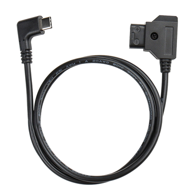 Αγορά D Τραβήξτε αρσενικό σε USB τύπου C Καλώδιο τροφοδοσίας κάμερας δεξιάς γωνίας για μπαταρία κλειδαριού V σε απευθείας σύνδεση κατασκευή