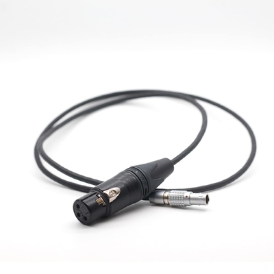 Αγορά 45cm Alexa Mini Audio In Cable XLR 3 Πιν προς Lemo 0B 6 Πιν αρσενικό ακουστικό θύρα διπλή γραμμή online manufacture