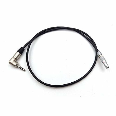 3.5mm στο συγχρονισμό πλοκαμιών καλωδίων Lemo 00B 4pin Timecode για κόκκινο επικό ερυθρός-WRaven Weap Διδυμοι