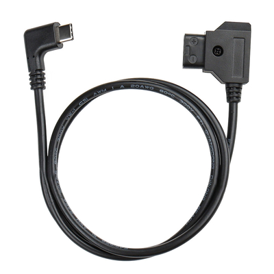 D Τραβήξτε αρσενικό σε USB τύπου C Καλώδιο τροφοδοσίας κάμερας δεξιάς γωνίας για μπαταρία κλειδαριού V