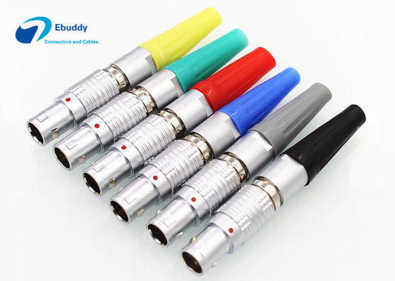 1B 3pin βουλωμάτων Lemo συνδετήρων καλωδίων εναλλακτικοί αντιφατικοί κυκλικοί αρσενικοί αρσενικοί συνδετήρες